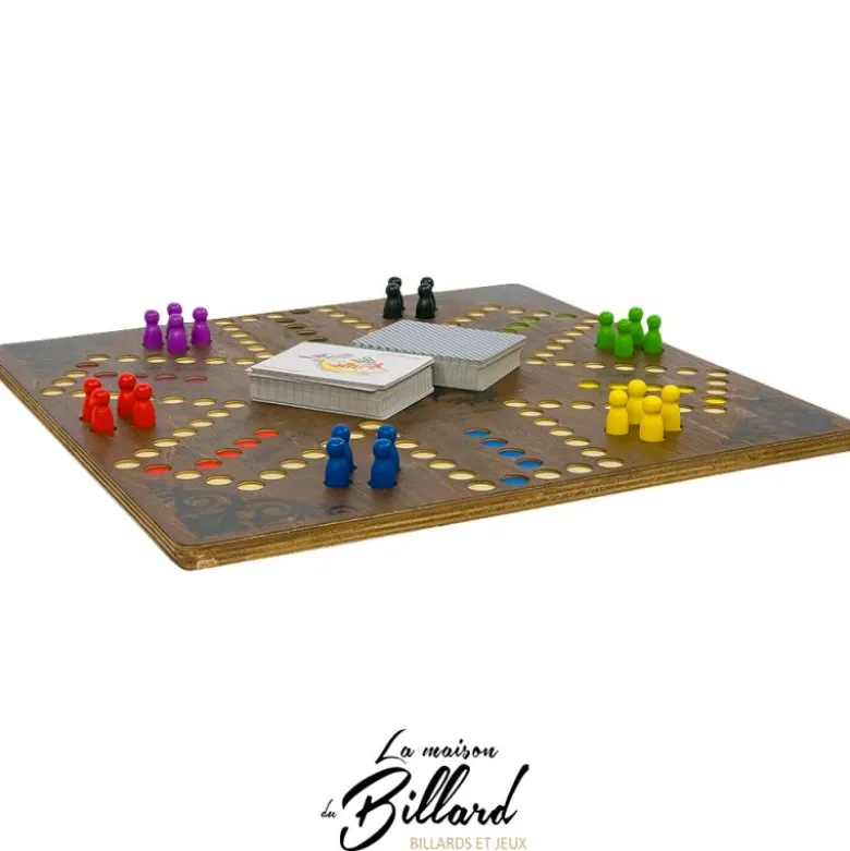Jeu de Tock artisanal 4/6J. Les chevaux avec de la stratégie