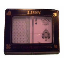2 Jeux de cartes classique 100 % plastique