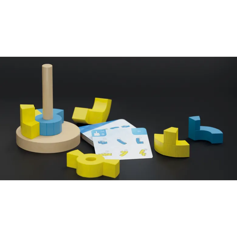 Katamino Tower Géant: le jeu de société en bois aux multiples variantes.