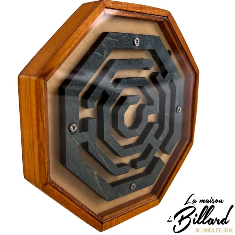 Labyrinthe octogonal en bois