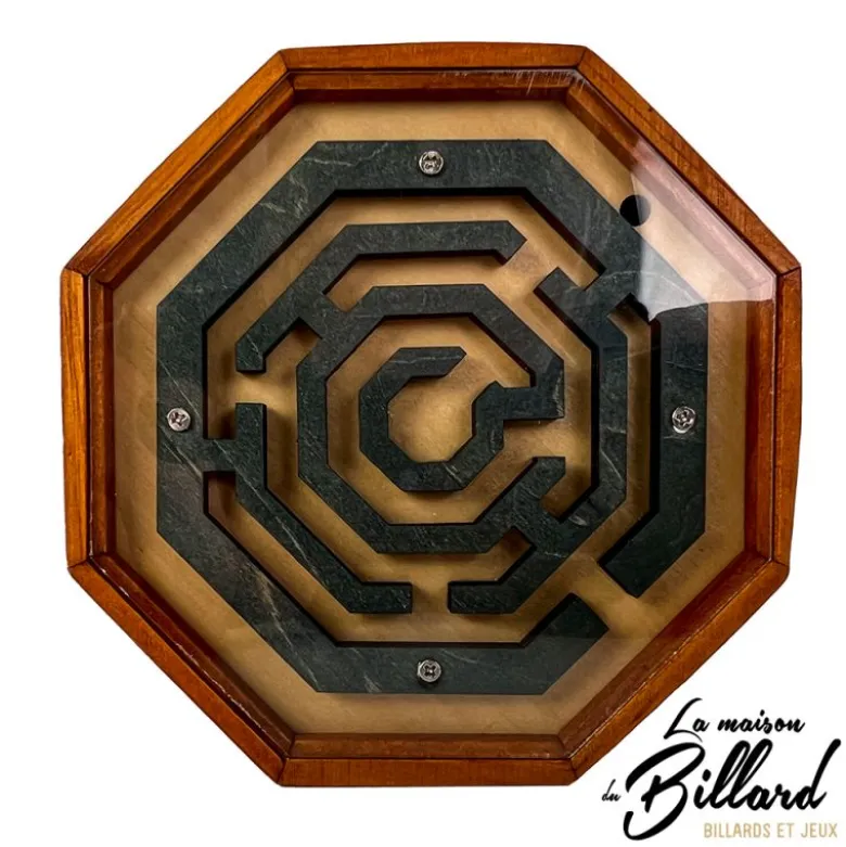 Labyrinthe octogonal en bois