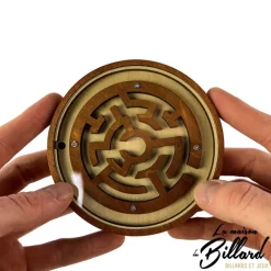 Labyrinthe rond 2 difficultés - Fabriqué en bois