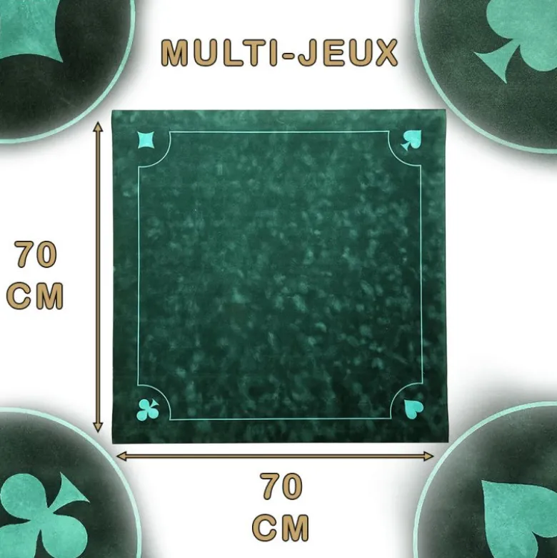 Le tapis carte velours. Le choix de la qualité et plaisir du jeu