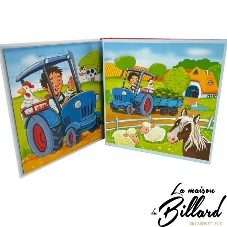 Livre Puzzle La Ferme : l'indispensable pour les tout-petits signé Goki