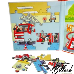 Livre Puzzle pompiers : l'incontournable des puzzles enfant !