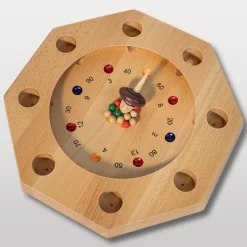 L'Octoroulette, un jouet en bois pour apprendre à compter