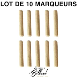 Lot de 10 marqueurs pour jeu d'estaminets