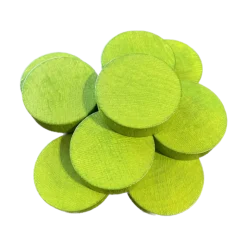 LOT de 10 palets verts 47 x 13 mm