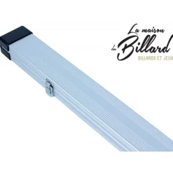 Mallette aluminium renforcée queue billard 3/4