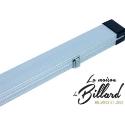 Mallette aluminium renforcée queue billard 3/4