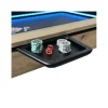 Petite tablette creuse à jetons pour table de jeu