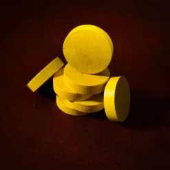 PIONS BUIS 30 X 7 MM JAUNE