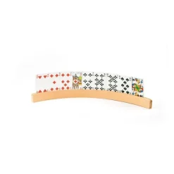 Porte cartes bois 35 cm