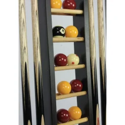 Porte-queues 6 queues Noir + rangement jeu de billes