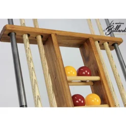Porte-queues 6 queues vintage + rangement jeu de billes