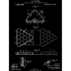 Poster Origine Billard Treiber