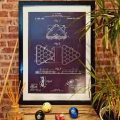 Poster Origine Billard Treiber