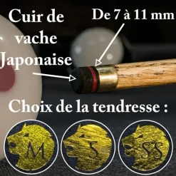 Procédé 11 mm 6 couches Pro Lord Cue