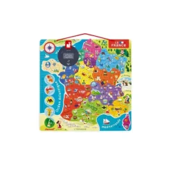 Puzzle en bois carte de France et Régions