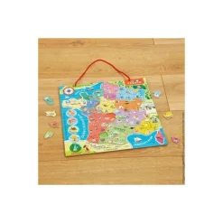 Puzzle en bois carte de France et Régions