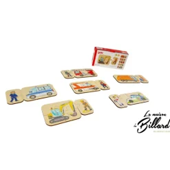 Puzzle Métiers, un superbe jouet en bois pour les enfants dès 2 ans