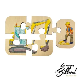 Puzzle Métiers, un superbe jouet en bois pour les enfants dès 2 ans