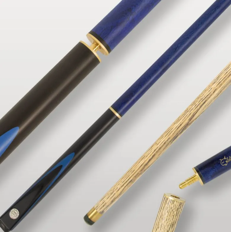 Queue de billard bleu 3 parties 145 - 120 ou 100 cm