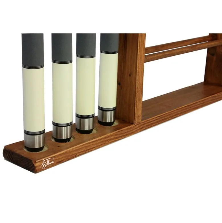 Rangement Boules de billard et Queues de billard (pin rustique finition teinté)