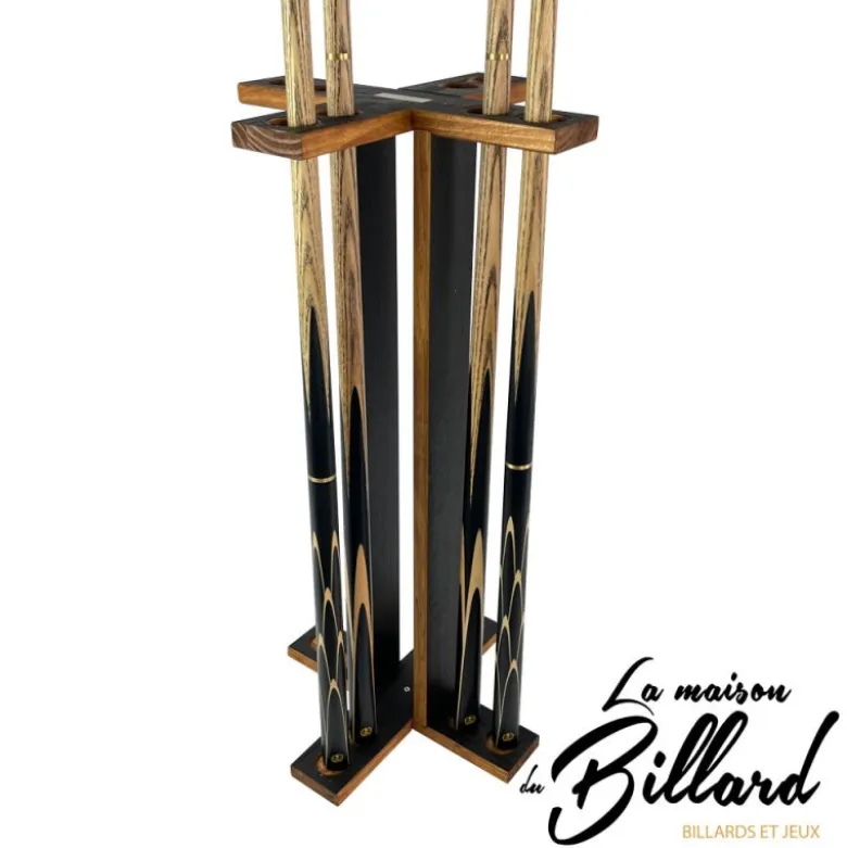 Range queues de billard industriel en croix (fabriqué au magasin)