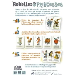 Rebelles Princesses - Jeu de Cartes Drôle et Stratégique pour 3 à 6 Joueurs