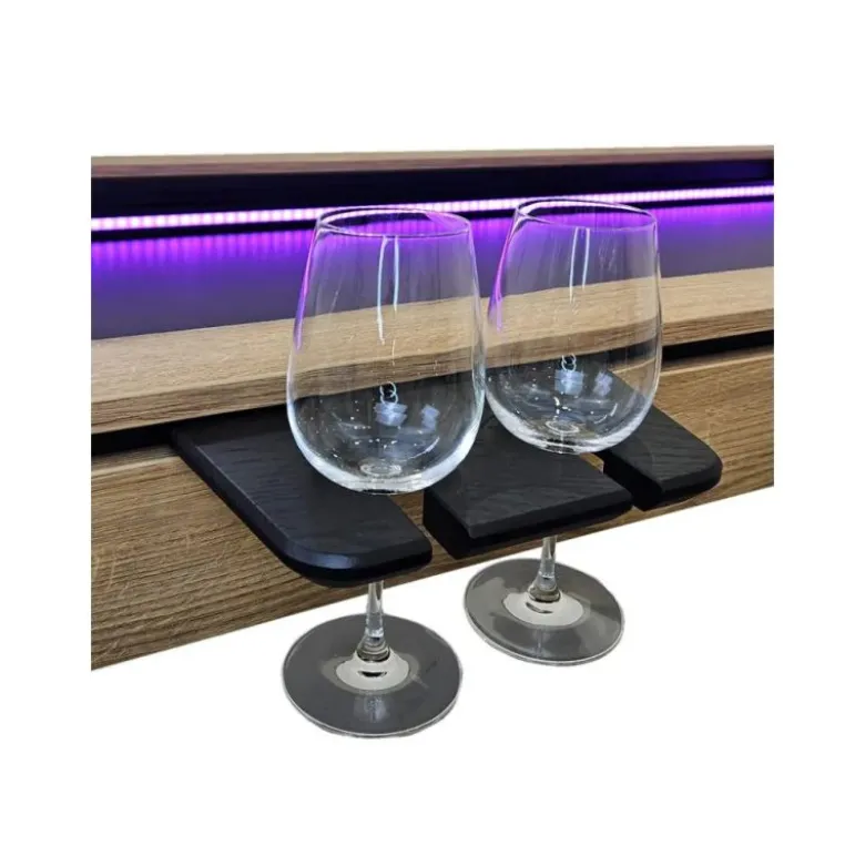 Repose-verres à vin 2 places