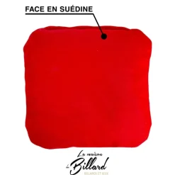 Sac rouge bi-matières pour cornhole grand modèle