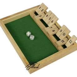 « Shut the Box 12 clapets » : un jeu pour l’apéros, ou faire aimer les maths.