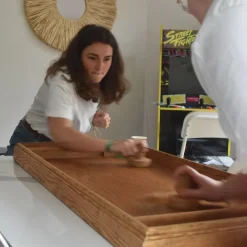 Table à glisser artisanale