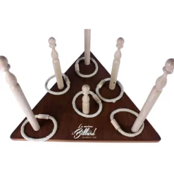 TRIANGLE ANNEAUX QUILLES, Le jouet en bois star des années 1900 !
