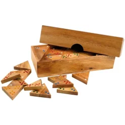 Triominos de luxe, idéal pour les amateurs de jeux traditionnels en bois