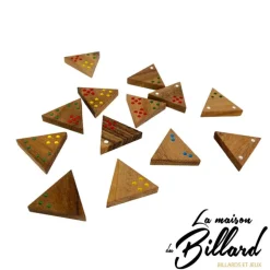 Triominos de luxe, idéal pour les amateurs de jeux traditionnels en bois