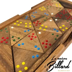 Triominos de luxe, idéal pour les amateurs de jeux traditionnels en bois