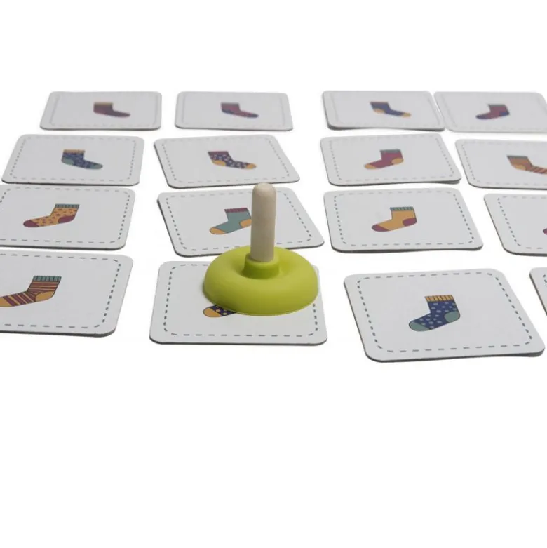 Trouve ma chaussette, un jeu hautement éducatif et amusant