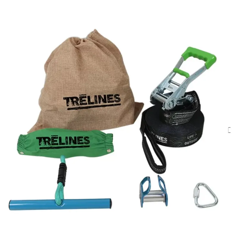 Tyrolienne avec frein