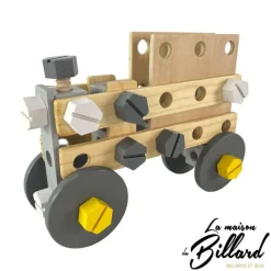 Un jeu de construction en bois pour les petits bricoleurs en herbe